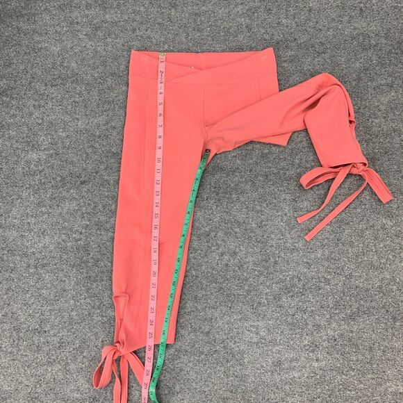 Free People Movement Turnout Leggings Womens S Small Watermelon Cross Front Crop - Picture 8 of 14